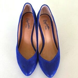 Seychelles Blue Flats Elegant Loafers